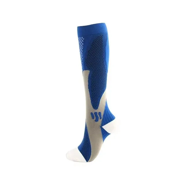 Compression Socks For Football Anti Fatigue Pain Relief 20-30 mmhg Black Compression Socks Fit For Sport Socks
