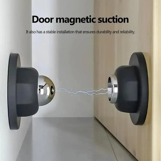 Magnetic silicone DOOR stop- Silent,Anti-Collision & Durable
