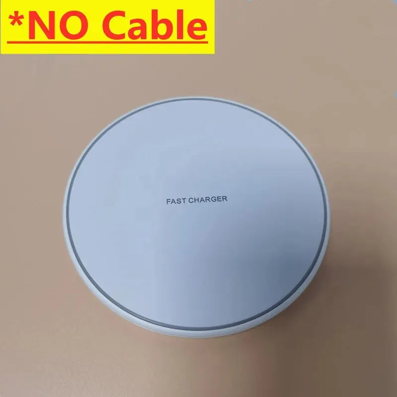 30W Wireless Fast Charger - Compatibles  with iphone , Samsung & More, with LED Indication