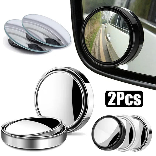 2PCS 360°Adjustable Bling Stop Mirror-car Rearview Accessories