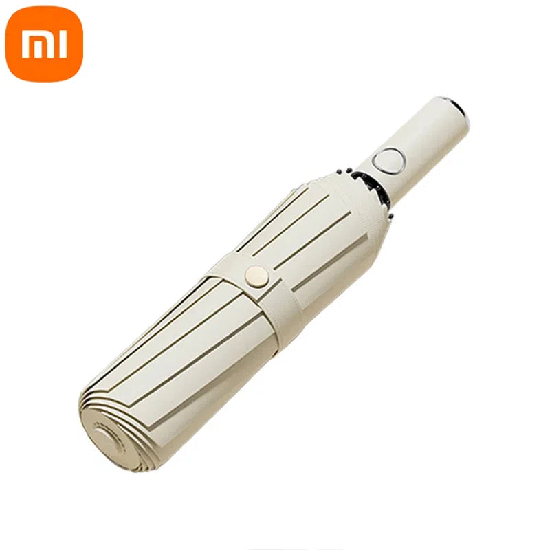 Xiaomi Upf50+ Windproof Umbrella  Auto Uv Protection Parasol - Heavy Duty Compact Travel Business Wind-resistant Sun Umbrellas