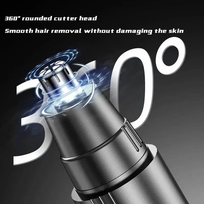 Black Electric Nose Hair Trimmer Ear and Nose Hair Trimmer Professional Painless Nose Hair Trimmer for Men And Women