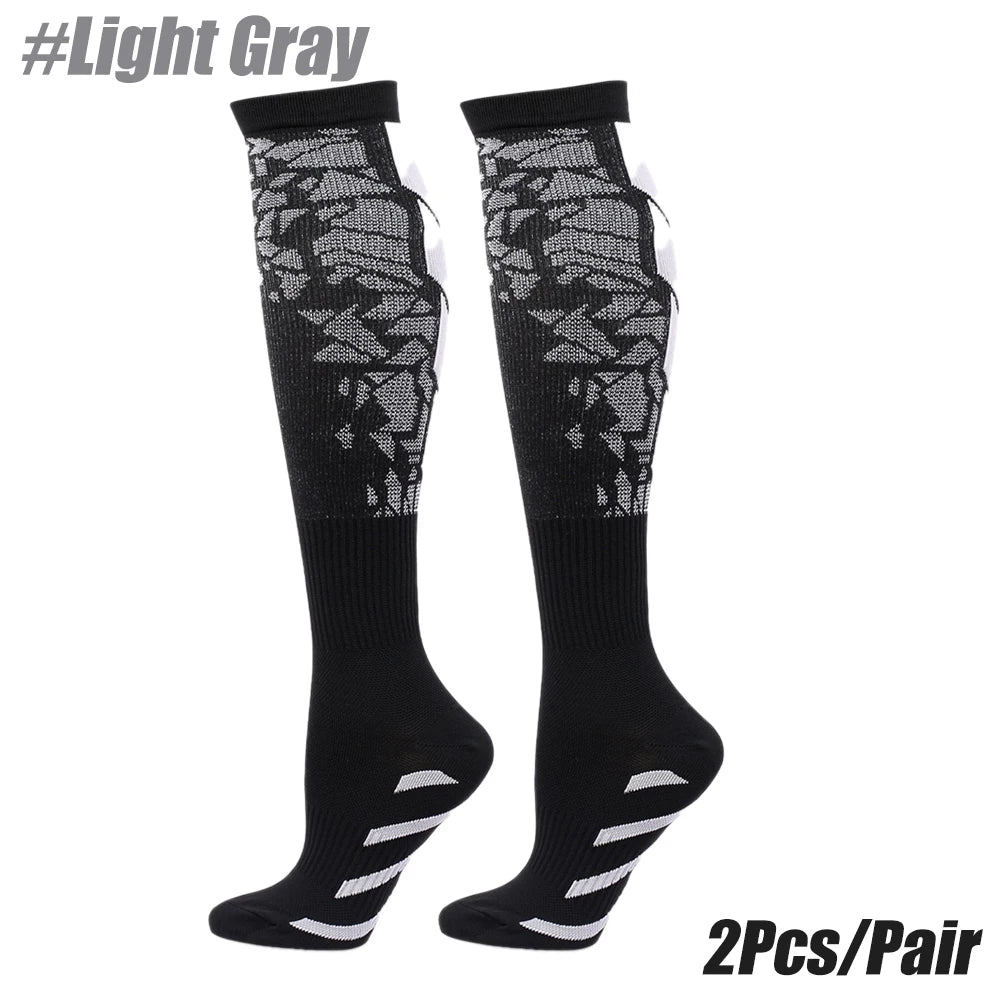 1/3/6 Pairs Sport Compression Stockings Nursing Women and Men Stockings Nursing Hiking Travel Flight Socks Running Fitness Socks