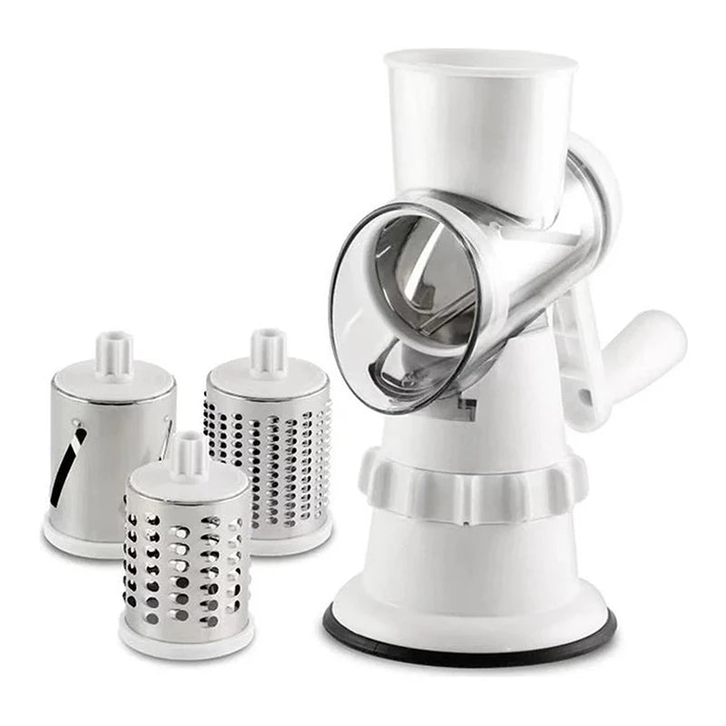 3 In 1 Vegetable Slicer Manual Kitchen Accessories Grater For Vegetable Cutter Round Chopper Mandolin Shredder Potato Home Kitch