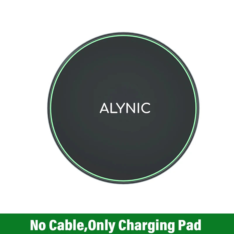 30W Wireless Fast Charger - Compatibles  with iphone , Samsung & More, with LED Indication