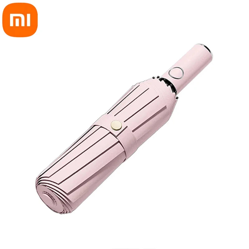 Xiaomi Upf50+ Windproof Umbrella  Auto Uv Protection Parasol - Heavy Duty Compact Travel Business Wind-resistant Sun Umbrellas