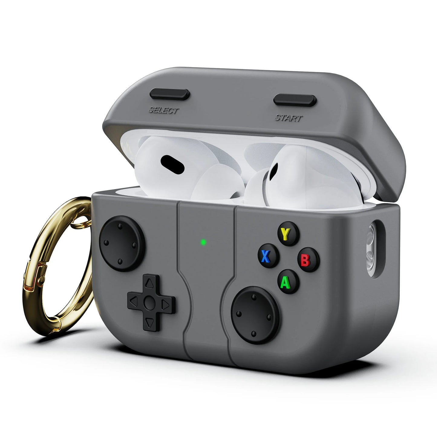 Compatible with AirPods Pro 2nd / 1st Generation Case Cover, Game Console Controller Design Case Soft Silicone Protective for Ai