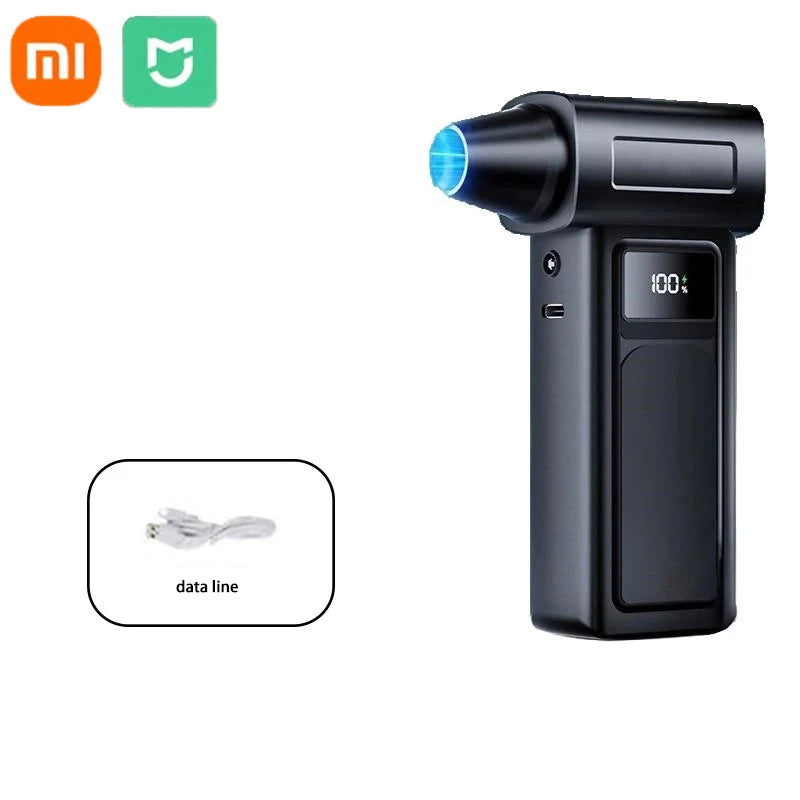 Xiaomi 1000000RPM Turbo Jet Blower Electric Powerful Air Blower Portable Dust Cleaner USB Charging 65m/s Brushless Jet Blower