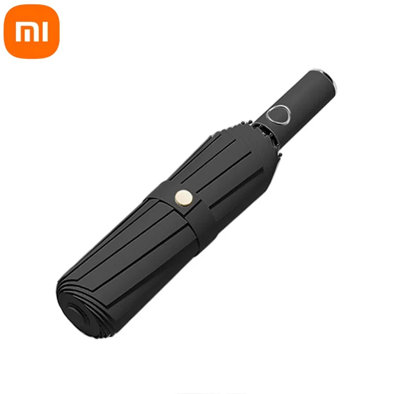 Xiaomi Upf50+ Windproof Umbrella  Auto Uv Protection Parasol - Heavy Duty Compact Travel Business Wind-resistant Sun Umbrellas