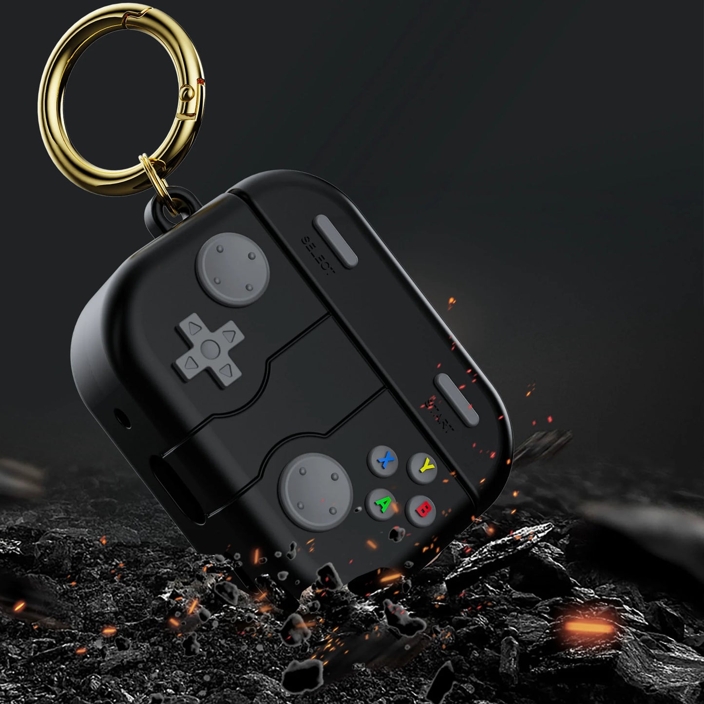 Compatible with AirPods Pro 2nd / 1st Generation Case Cover, Game Console Controller Design Case Soft Silicone Protective for Ai