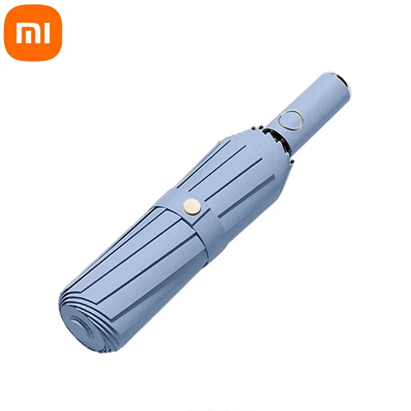 Xiaomi Upf50+ Windproof Umbrella  Auto Uv Protection Parasol - Heavy Duty Compact Travel Business Wind-resistant Sun Umbrellas