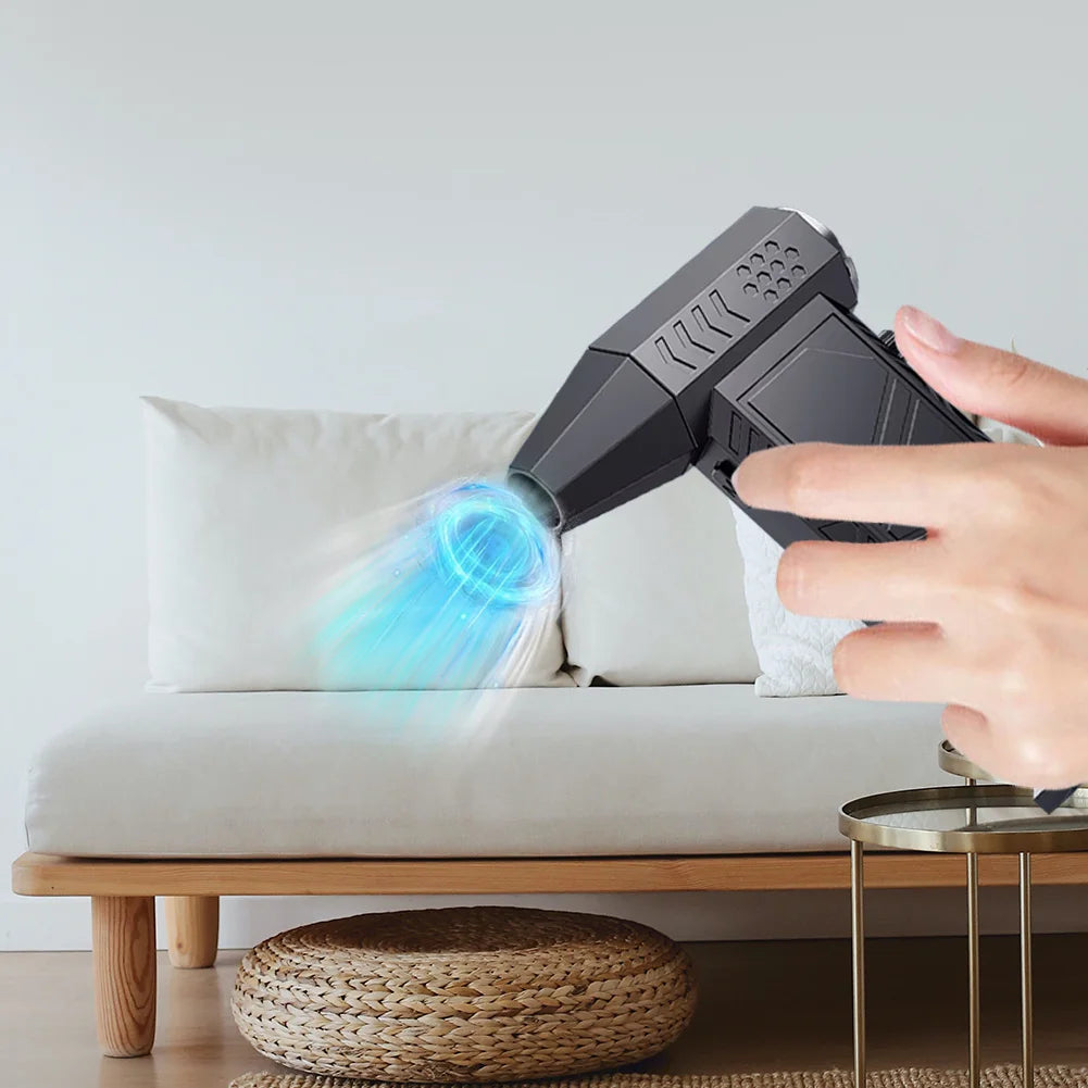 Fan, hair dryer, strong wind power, extremely powerful portable hair dryer, 130,000 RPM, rechargeable battery