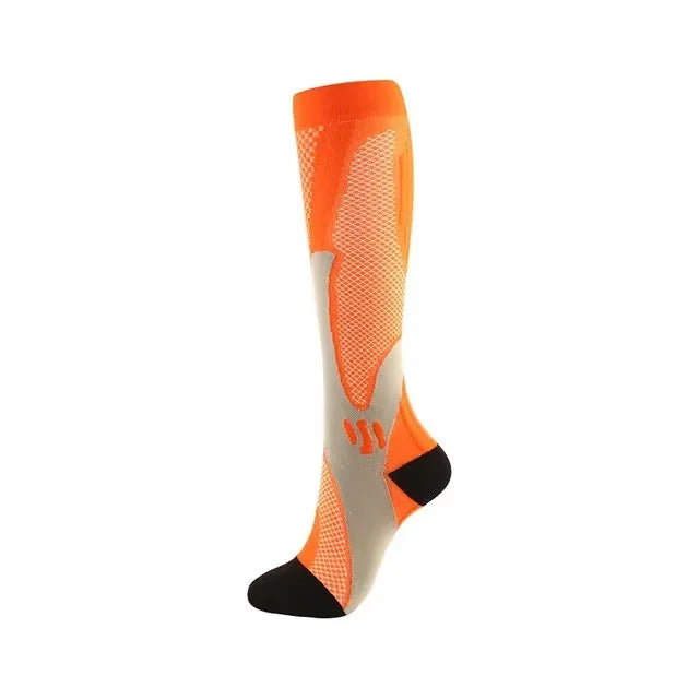 Compression Socks For Football Anti Fatigue Pain Relief 20-30 mmhg Black Compression Socks Fit For Sport Socks