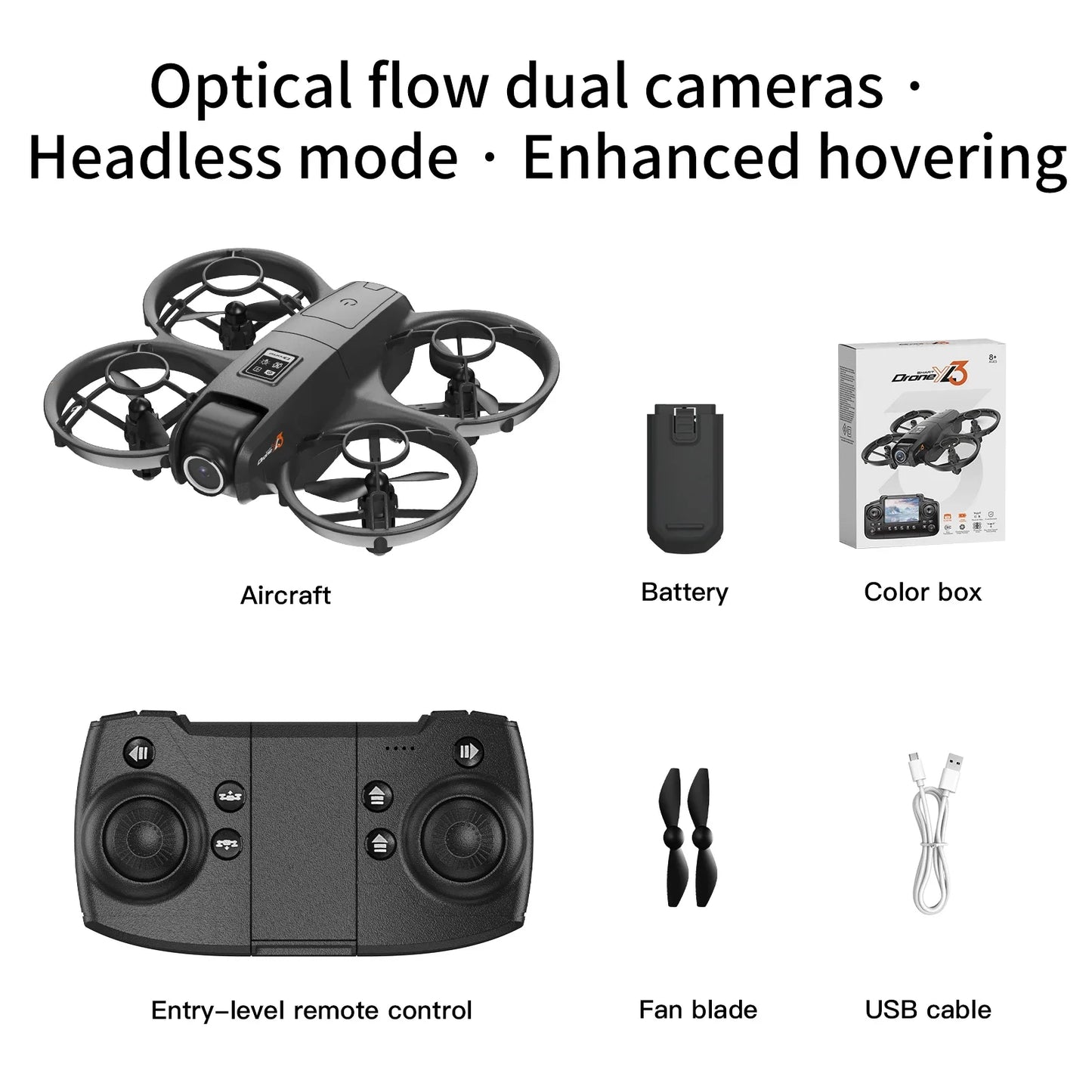 YL3 Drone Professional 8K Dual Camera Long Battery Life GPS WIFI Brushless Motors Obstacle Avoidance Foldable Quadcopter
