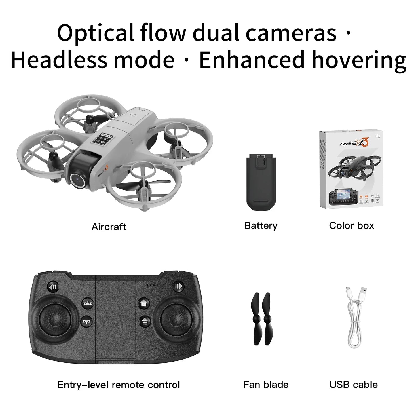 YL3 Drone Professional 8K Dual Camera Long Battery Life GPS WIFI Brushless Motors Obstacle Avoidance Foldable Quadcopter