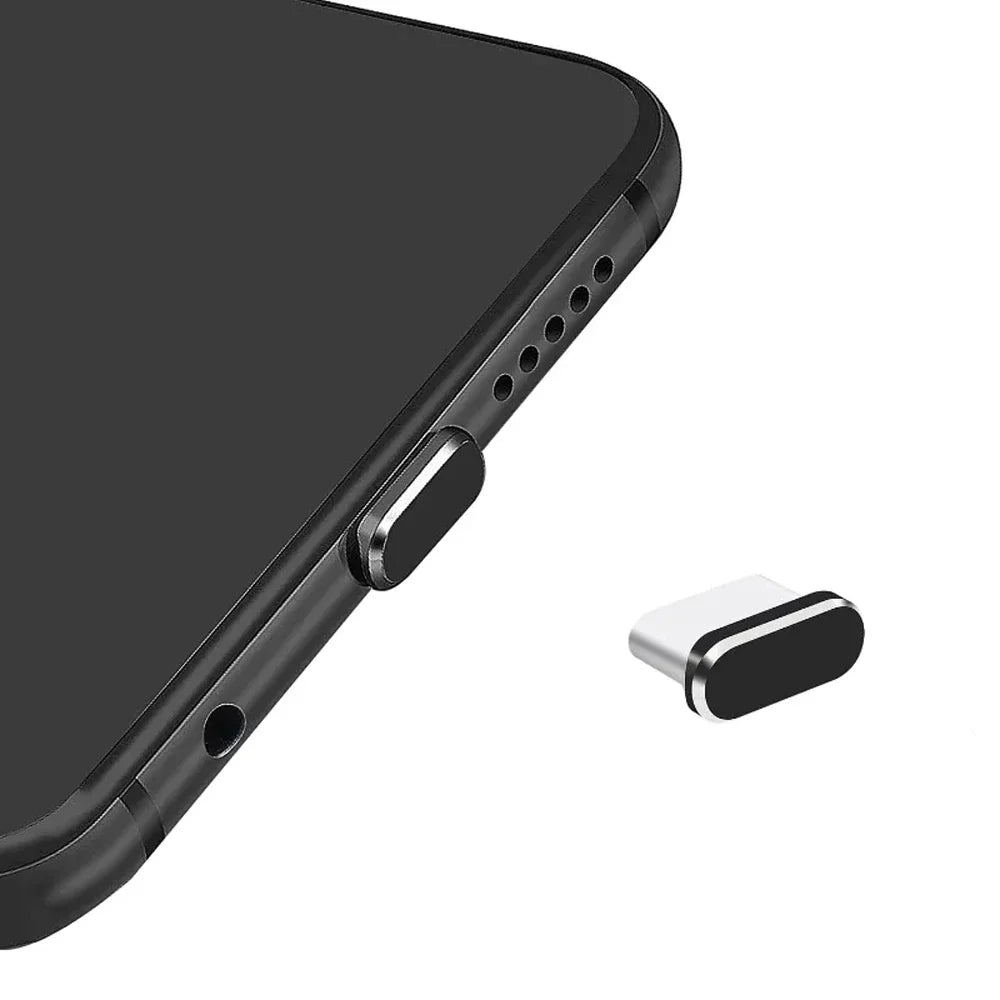 USB-C Dust Plugs [4pcs] with Cleaning Brush - Anti-Dust Charging port Covers