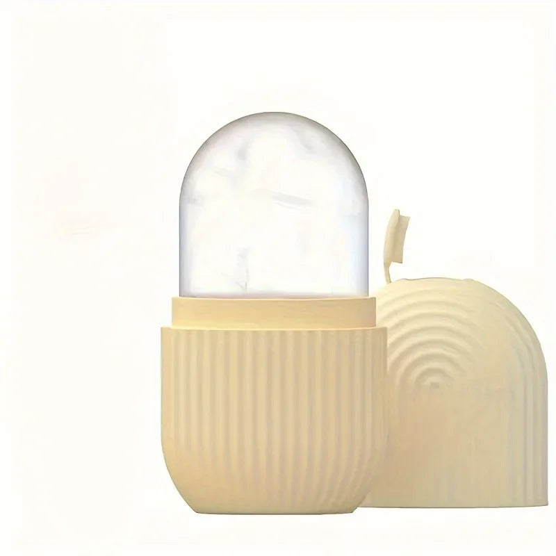 Festive Reusable Silicone Ice Roller Massager - Perfect Christmas, Thanksgiving, And New Year Gifts for Female Friends