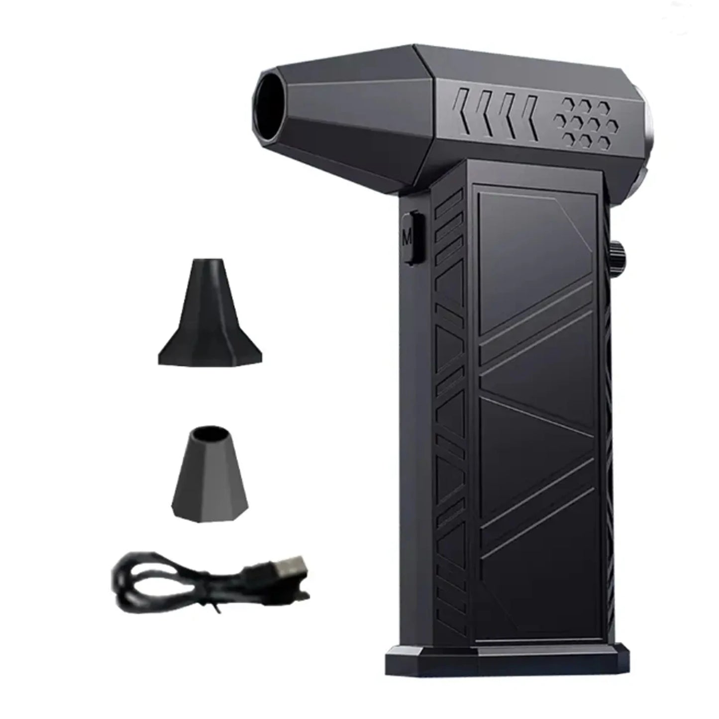 Fan, hair dryer, strong wind power, extremely powerful portable hair dryer, 130,000 RPM, rechargeable battery